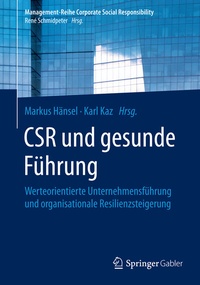 Abbildung von: CSR und gesunde Führung - Springer Gabler