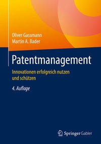 Abbildung von: Patentmanagement - Springer Gabler