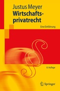 Cover: Wirtschaftsprivatrecht - Springer