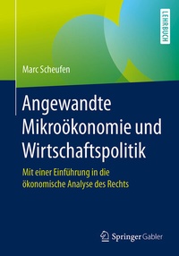 Abbildung von: Angewandte Mikroökonomie und Wirtschaftspolitik - Springer Gabler