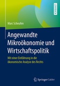 Cover: Angewandte Mikro&ouml;konomie und Wirtschaftspolitik - Springer Gabler