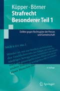 Cover: Strafrecht Besonderer Teil 1 - Springer