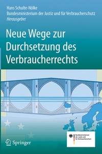 Abbildung von: Neue Wege zur Durchsetzung des Verbraucherrechts - Springer