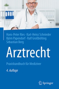 Enlarge image Cover: Arztrecht - Springer