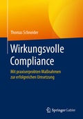 Cover: Wirkungsvolle Compliance - Springer Gabler