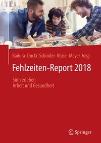 Abbildung von: Fehlzeiten-Report 2018 - Springer