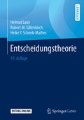 Cover: Entscheidungstheorie - Springer Gabler