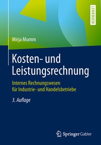Abbildung von: Kosten- und Leistungsrechnung - Springer Gabler