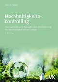 Cover: Nachhaltigkeitscontrolling - UVK