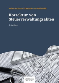 Abbildung von: Korrektur von Steuerverwaltungsakten - Schäffer-Poeschel