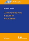 Abbildung von: Datenverarbeitung in sozialen Netzwerken - Fachmedien Recht und Wirtschaft