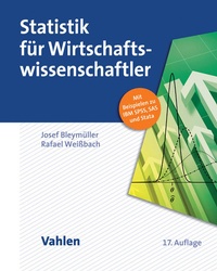 Abbildung von: Statistik für Wirtschaftswissenschaftler - Vahlen
