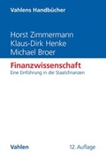 Cover: Finanzwissenschaft - Vahlen