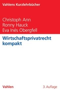 Cover: Wirtschaftsprivatrecht kompakt - Vahlen