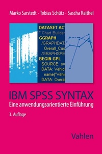 Enlarge image Cover: IBM SPSS Syntax - Vahlen