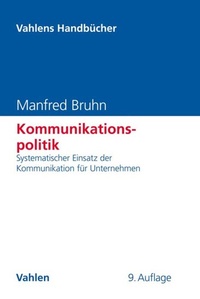 Abbildung von: Kommunikationspolitik - Vahlen