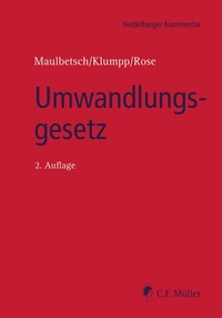 Abbildung von: Umwandlungsgesetz - C.F. Müller