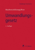Cover: Umwandlungsgesetz - C.F. M&uuml;ller