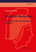Cover: &Auml;rztliches Werberecht - C.F. M&uuml;ller