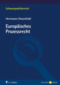 Cover: Europ&auml;isches Prozessrecht - C.F. M&uuml;ller