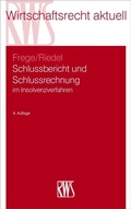 Cover: Schlussbericht und Schlussrechnung - RWS