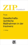 Cover: Gesellschaftsrechtliche Ma&szlig;nahmen in der Insolvenz - RWS