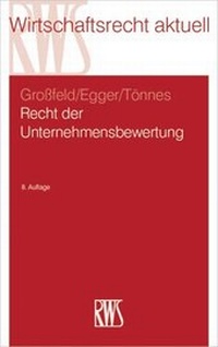 Abbildung von: Recht der Unternehmensbewertung - RWS