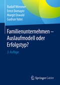Cover: Familienunternehmen - Auslaufmodell oder Erfolgstyp? - Springer Gabler