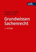 Cover: Grundwissen Sachenrecht - UTB