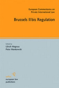 Enlarge image Cover: Brussels IIbis Regulation - Sellier. European Law Publishers