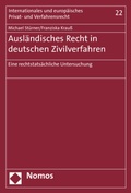 Abbildung von: Ausländisches Recht in deutschen Zivilverfahren - Nomos