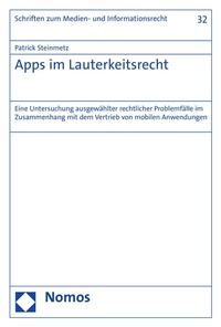 Abbildung von: Apps im Lauterkeitsrecht - Nomos