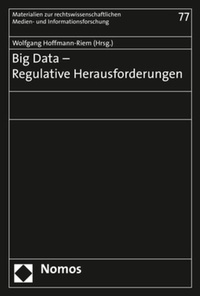 Abbildung von: Big Data - Regulative Herausforderungen - Nomos