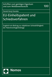 Abbildung von: EU-Einheitspatent und Schiedsverfahren - Nomos