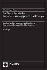 Abbildung von: Die Staatstheorie des Bundesverfassungsgerichts und Europa - Nomos