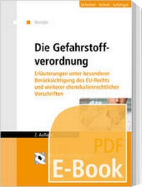 Abbildung von: Die Gefahrstoffverordnung (E-Book) - Reguvis Fachmedien