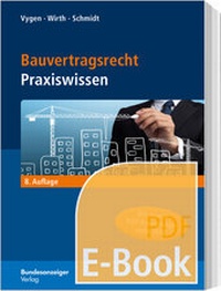 Abbildung von: Bauvertragsrecht (E-Book) - Reguvis Fachmedien