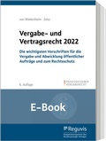 Abbildung von: Vergabe- und Vertragsrecht 2024 (E-Book) - Reguvis Fachmedien