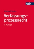 Cover: Verfassungsprozessrecht - UTB