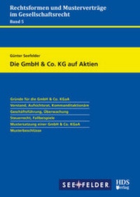 Abbildung von: Die GmbH & Co. KG auf Aktien - HDS