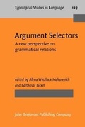 Cover: Argument Selectors - John Benjamins Publishing Co