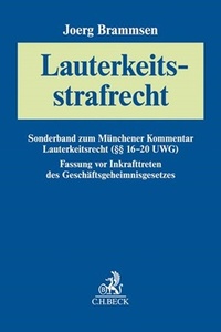 Abbildung von: Lauterkeitsstrafrecht - C.H.BECK