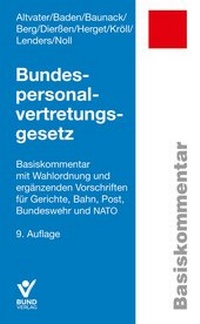 Bild vergrößern Bild: Bundespersonalvertretungsgesetz - Bund-Verlag