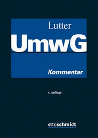 Abbildung von: Umwandlungsgesetz: UmwG - Otto Schmidt Verlag