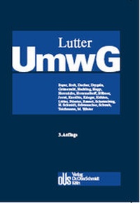 Abbildung von: Umwandlungsgesetz - Otto Schmidt Verlag
