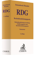 Cover: Rechtsdienstleistungsgesetz: RDG - C.H.BECK
