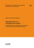 Cover: Management von Katastrophenrisiken - VVW Verlag Versicherungswirtschaft