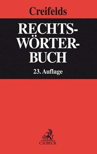 Bild vergrößern Bild: Rechtswörterbuch - C.H.BECK