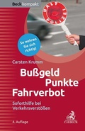 Cover: Bu&szlig;geld, Punkte, Fahrverbot - C.H.BECK