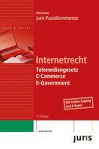 Enlarge image Cover: juris PraxisKommentar Internetrecht - Juris